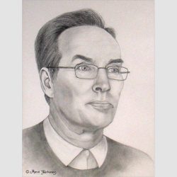 Pencil drawing of my father